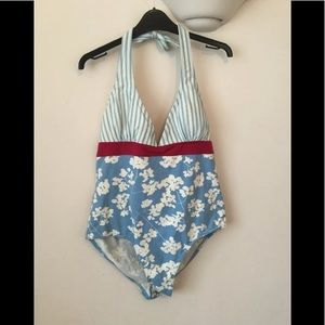 Joules floral swimsuit